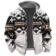 Alex - Ethnic style Zipper Hoodie