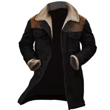 Newman- Läderjacka western stil