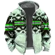 Alex - Ethnic style Zipper Hoodie